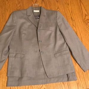Worthington 14 steel grey 3-button lined suit